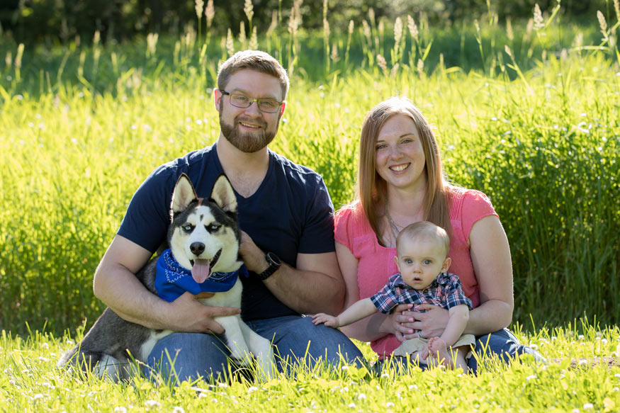 Barbor Family - York PA Family Photographer - Dog Photos